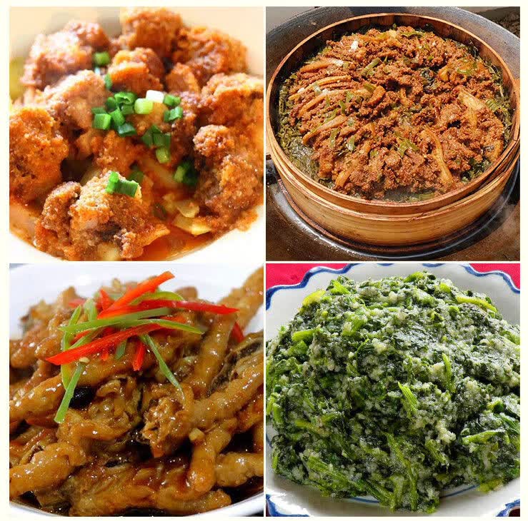 牧马安达 蒸菜粉子湖北天门特产原味现磨蒸肉蒸菜纯大米粉沔阳三蒸粗