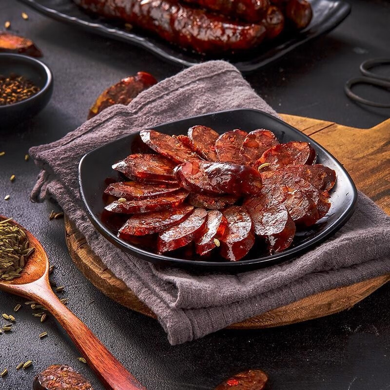 5折 净香园香肠 济南莱芜腊肠 真空即食熟食礼盒 多规格 猪肉肠 熏肠