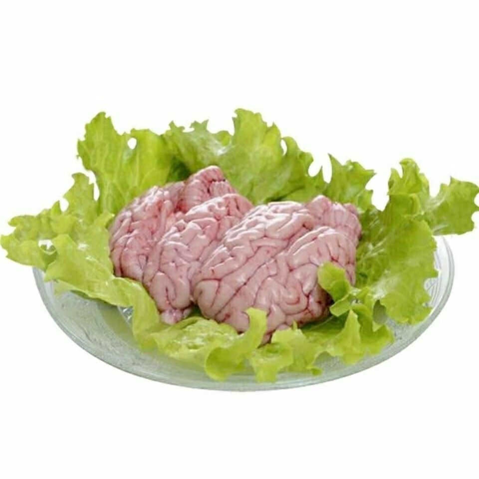 真空一级新鲜猪脑花一级鲜冻火锅猪脑花32副精选新鲜脑花