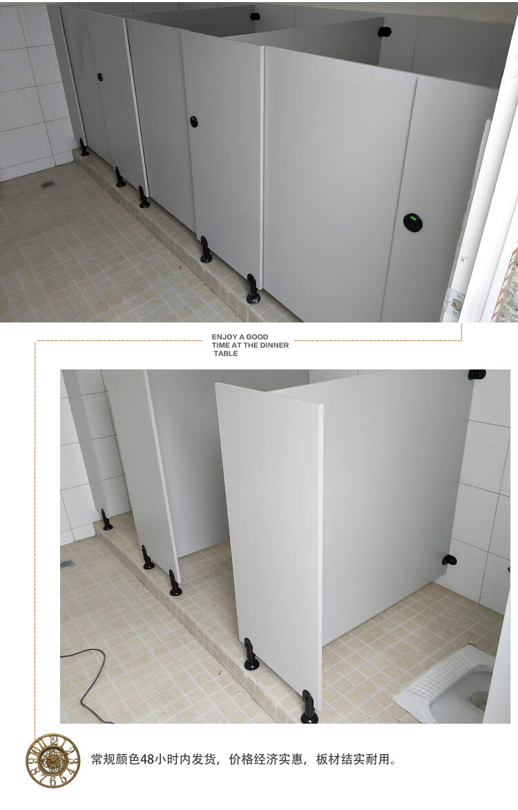 公共卫生间隔断 简易l型t型厕所隔断工地彩钢房公共卫生间隔断门洗手