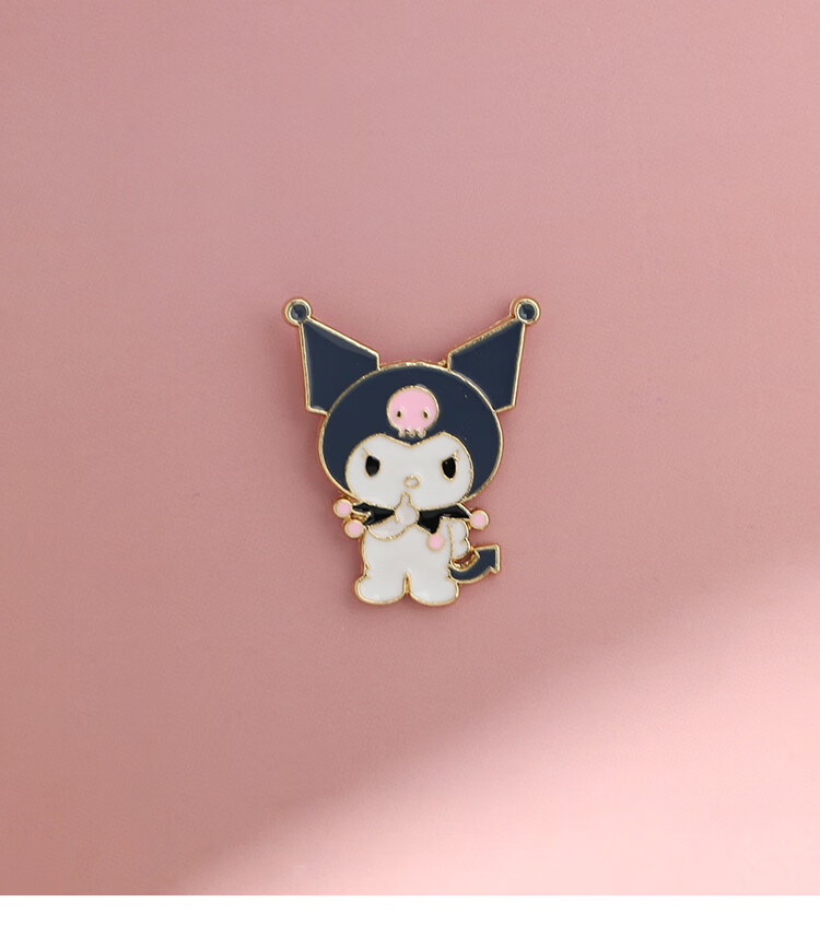 库洛米创意情侣胸针ins潮男女卡通徽章可爱日系别针配饰栩傲致史努比