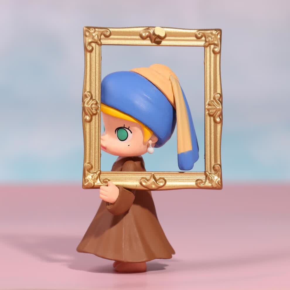 泡泡·玛特茉莉的盲盒女孩2021网红molly大全便宜马特 茉莉盲盒整套12