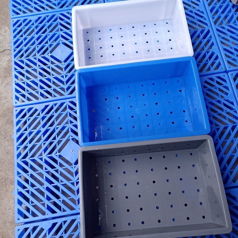 带孔过滤箱滴流盒周转箱分层箱漏水箱过滤盒diy开孔盒干湿分离盒定制