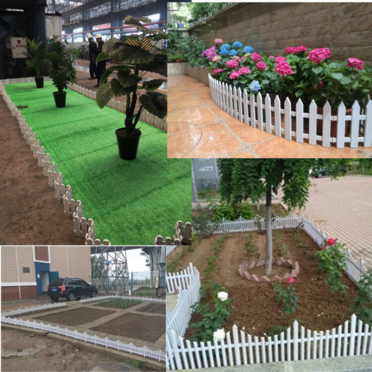 花台小栅栏塑料小围栏户外花园护栏花坛篱笆家庭栅栏庭院花栏艺联家