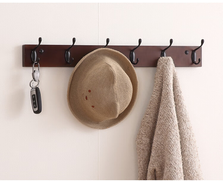 挂衣服架墙上挂墙衣架衣挂架挂墙挂钩进门玄关卧室创意衣服挂架打孔