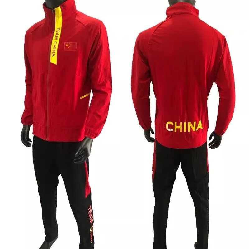 腾讯体育中国国家队运动服套装体院运动员出场服教练服连帽外套奥运会