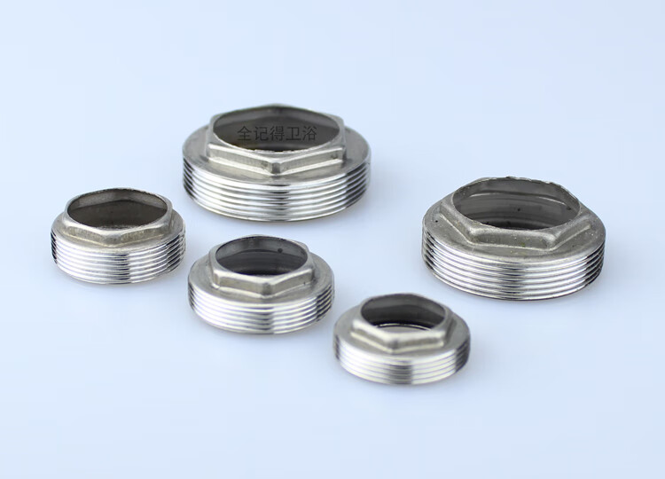 混水阀芯压盖冷热水龙头六角压盖压帽龙头装饰盖配件252728354035