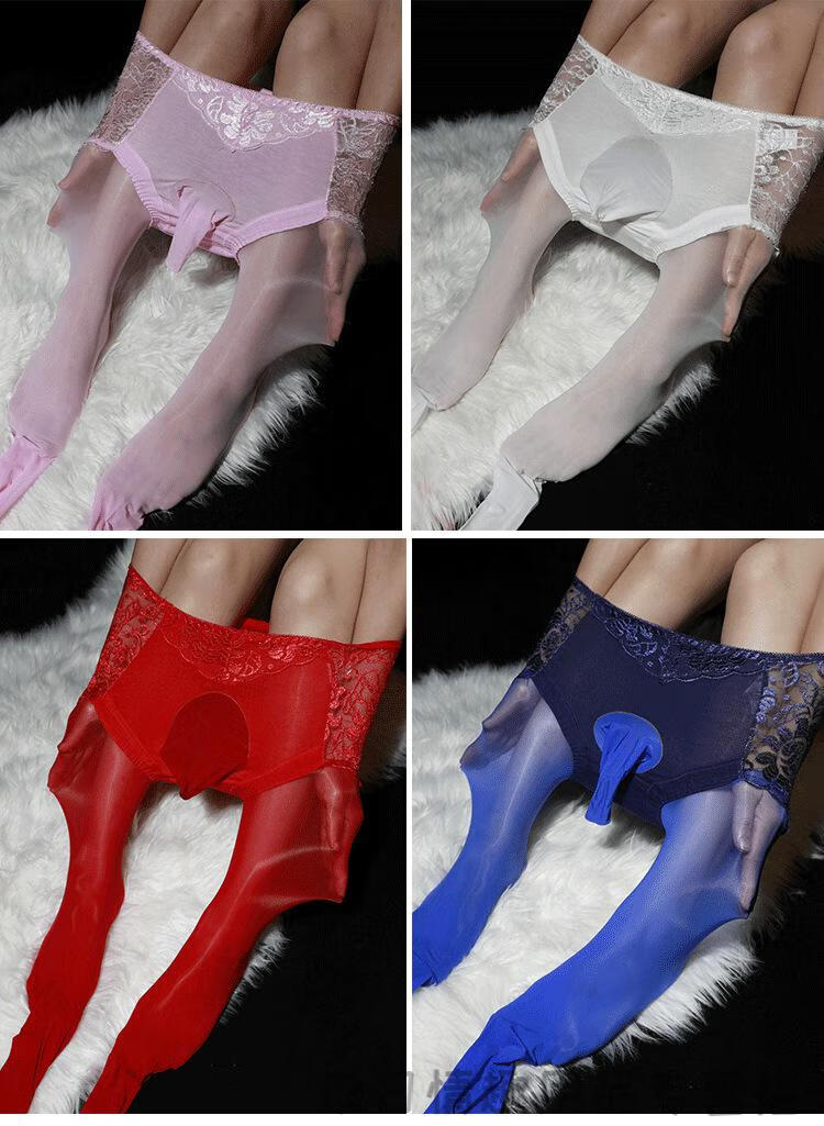 成人男士情趣内衣激情变态8d油光丝袜一体连裤袜针男套性感情趣丝袜