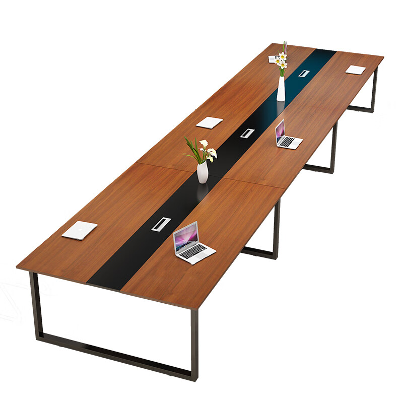 邦将会议桌长桌简约现代培训洽谈长条办公桌工作台办公室会议桌椅组合