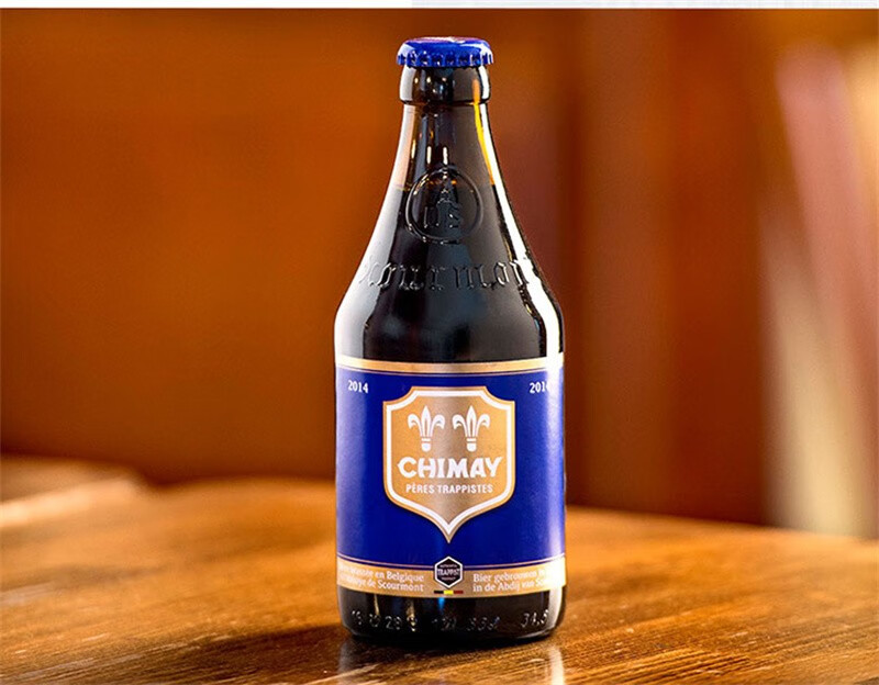 智美比利时进口蓝帽啤酒9度330ml沃尔玛