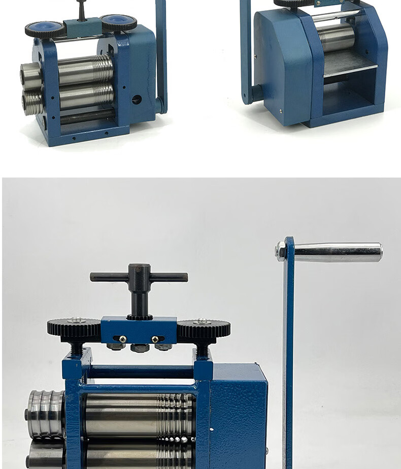 银饰加工工具欧式压片机小型手动压条机金银首饰金属打金压线机银饰