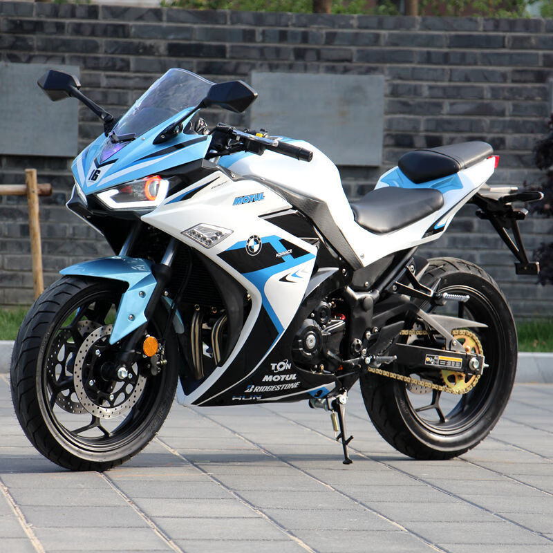 全新r3摩托车跑车大排量机车可上牌小忍者地平线摩托车国四单缸200