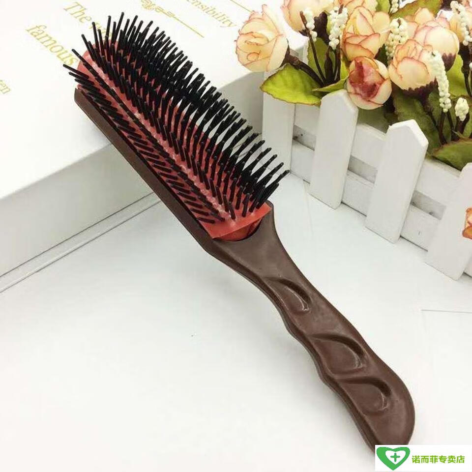 唐妮 式九排梳男士美发限量排骨梳卷发梳女头霍医堂 复古排骨梳【图片