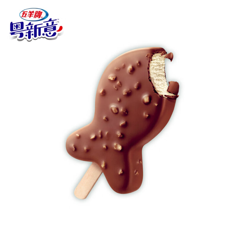 五羊飞鱼脆皮雪糕香草味冰淇淋芒果味冰淇淋雪糕芒果味50支