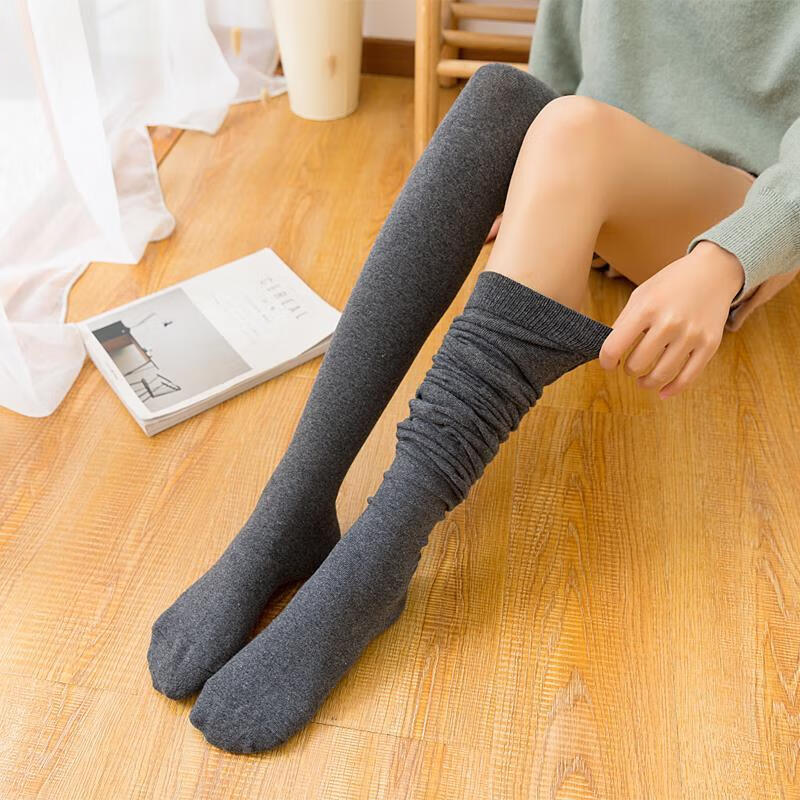 高品质袜子厘米长筒袜女过膝袜子高筒袜秋冬保暖大腿袜超长学生护膝女