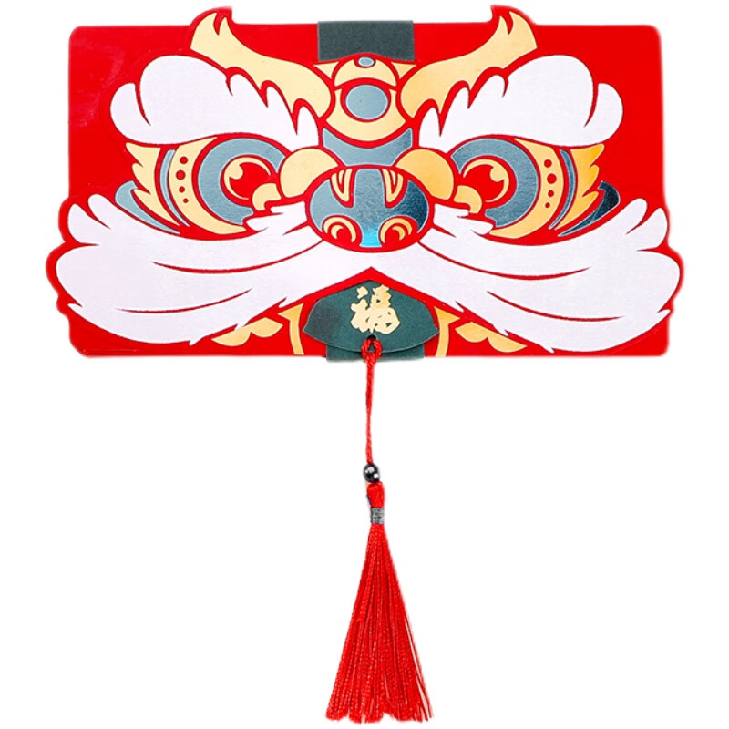 虎年红包虎年红包封2022新款过年折叠压岁钱春节创意利是封国潮虎头包