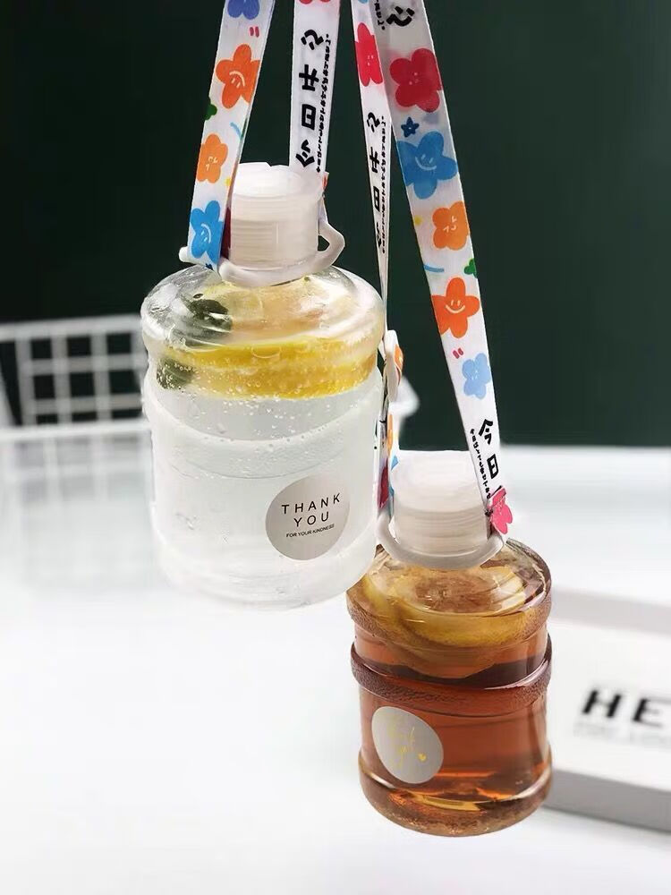 网红手提奶茶桶奶茶桶杯一次性mini奶茶桶迷你小水桶瓶桶装塑料瓶饮料