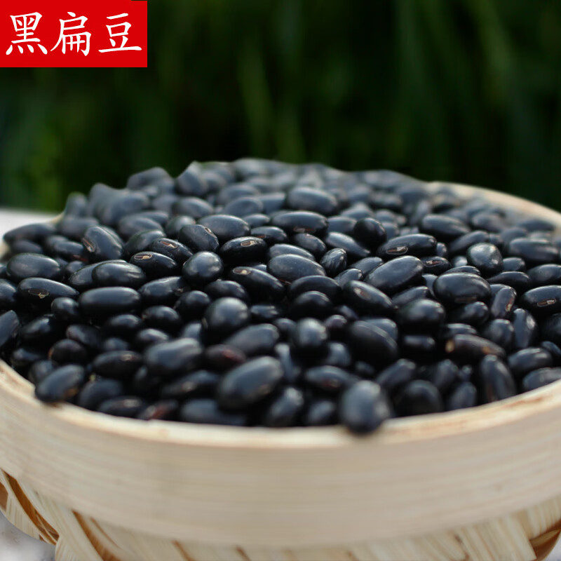 黑扁豆500g西北农家自产五谷杂粮可打豆浆