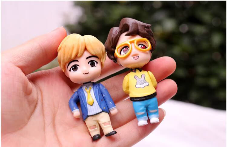 时代少年团盲盒手办 韩国防弹时代少年团盲盒小公仔人气男团人偶偶像