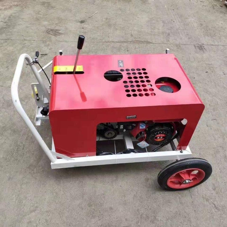 光缆牵引机85马力拉缆机光缆输机放缆机放线机自玺电启动履带牵引机85