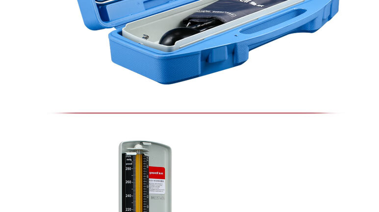 鱼跃 汞柱血压计家用老式传统高精准测量仪医生表医用 台式(不含听诊