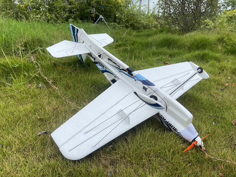 电动3d固定翼航模f3p遥控飞机无重力矢量1红色空机无电子设备