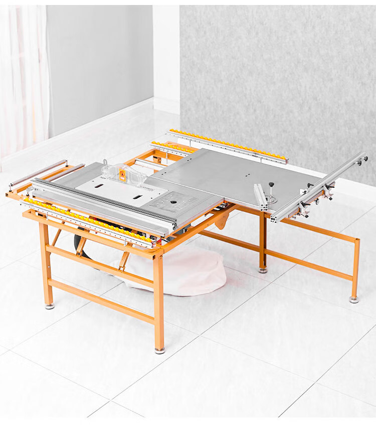 手艺有品木工无尘子母锯多功能折叠台锯小家具厂用全套精密推台锯