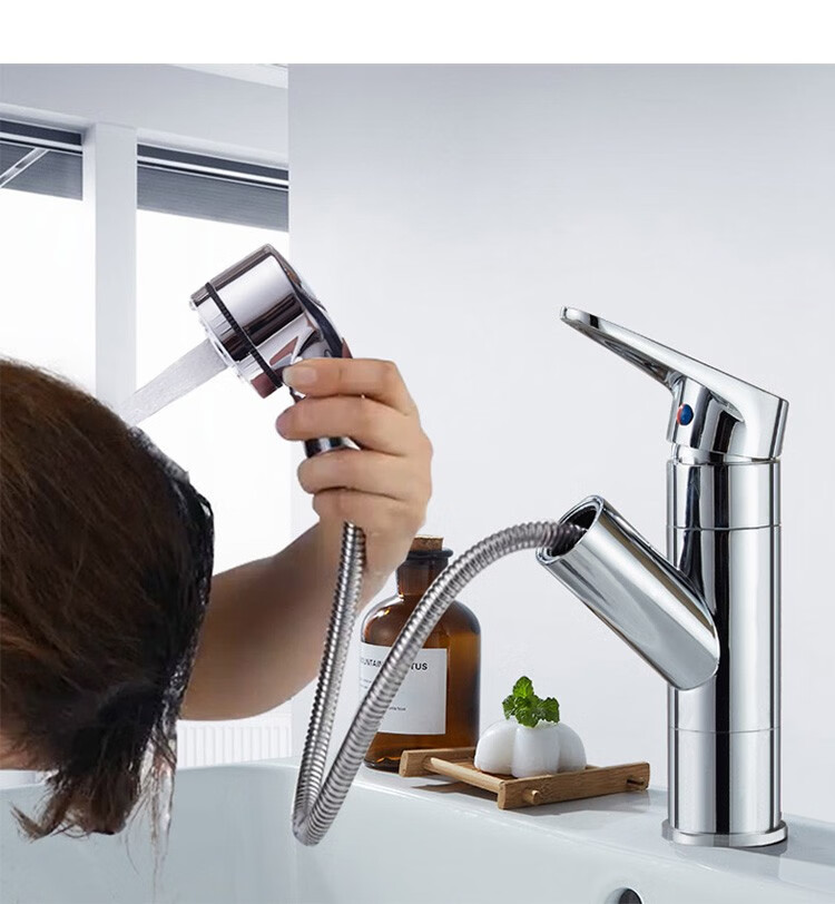 小米mi生态米家同款厨房水龙头抽拉式喷头喷洒出水头替换头配件洗脸