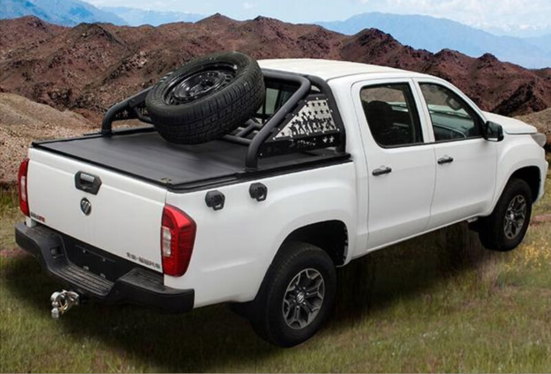 福田皮卡大将军拖车钩驭途9拓陆者胜途5拖车杠改装后护杠牵引脱勾