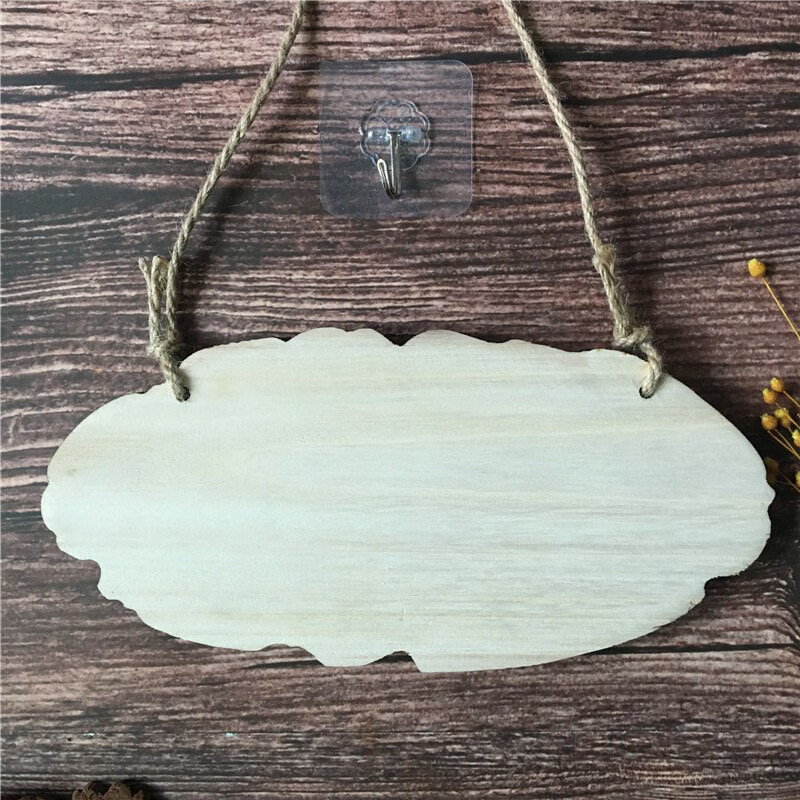 新品树木标识牌创意实木挂牌小木牌手写吊牌空白板树木标识门牌定做