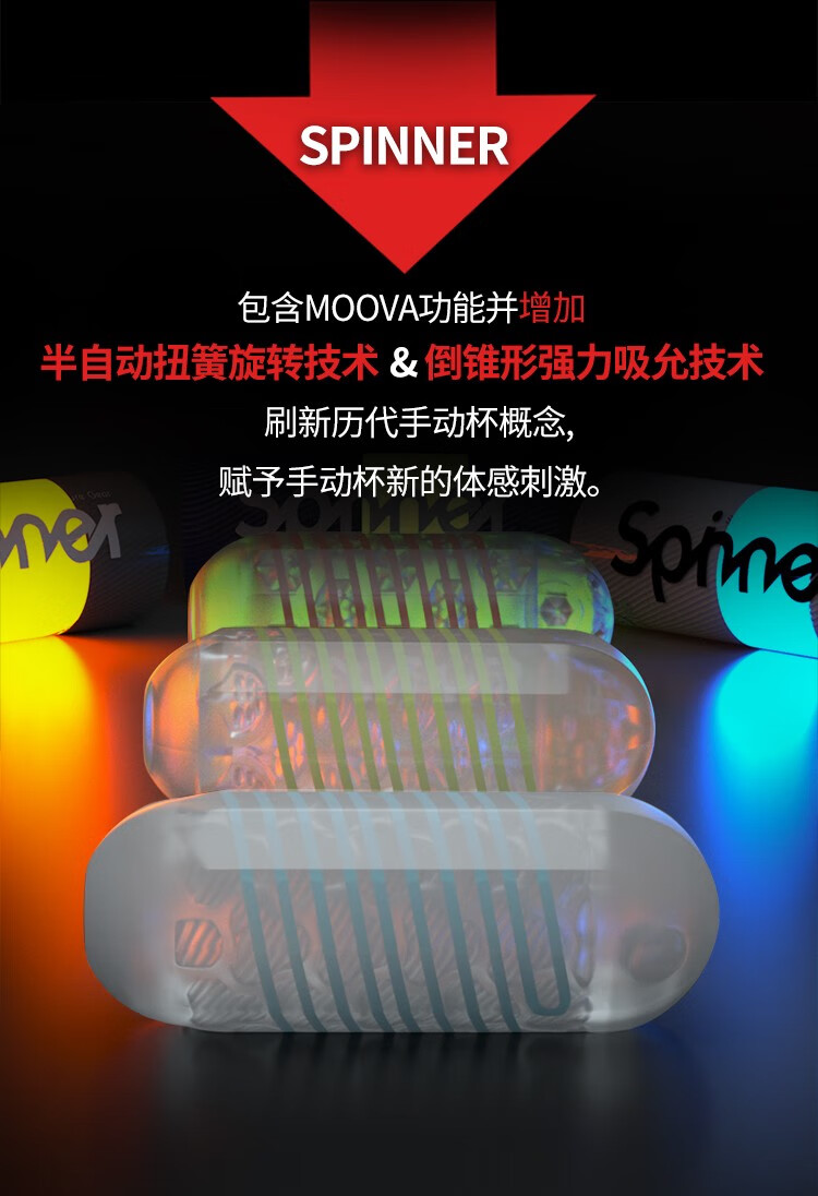 日本进口典雅spinner旋吸式飞机杯男用手动自慰飞机杯深吸旋转名器