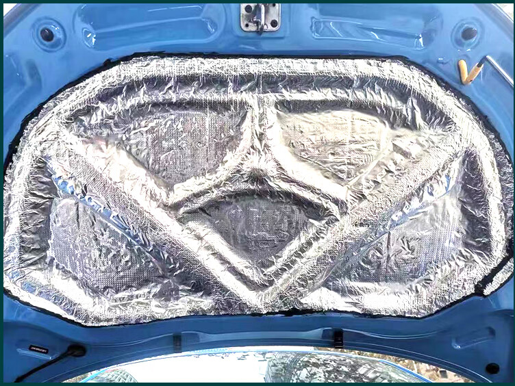 汽车隔音隔热棉车门地板发动机仓引擎盖全车吸音棉消音棉自粘定制5