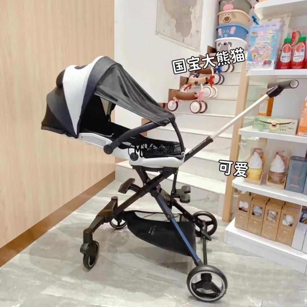 vovo溜娃神器 【遛娃好物】playkids遛娃双向婴儿推车可坐躺睡轻便