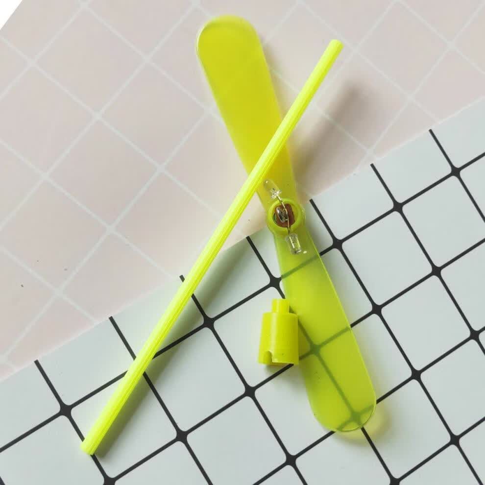 怀旧闪光飞天玩具户外经典旋转玩具加厚大号竹蜻蜓混装发光炫彩5个
