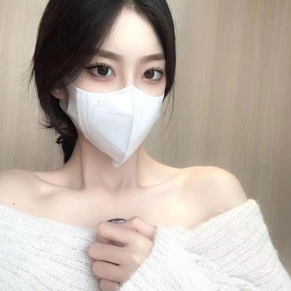 科田渐变色口罩3d立体新款时尚版个性网红高颜值女成人透气防护渐变