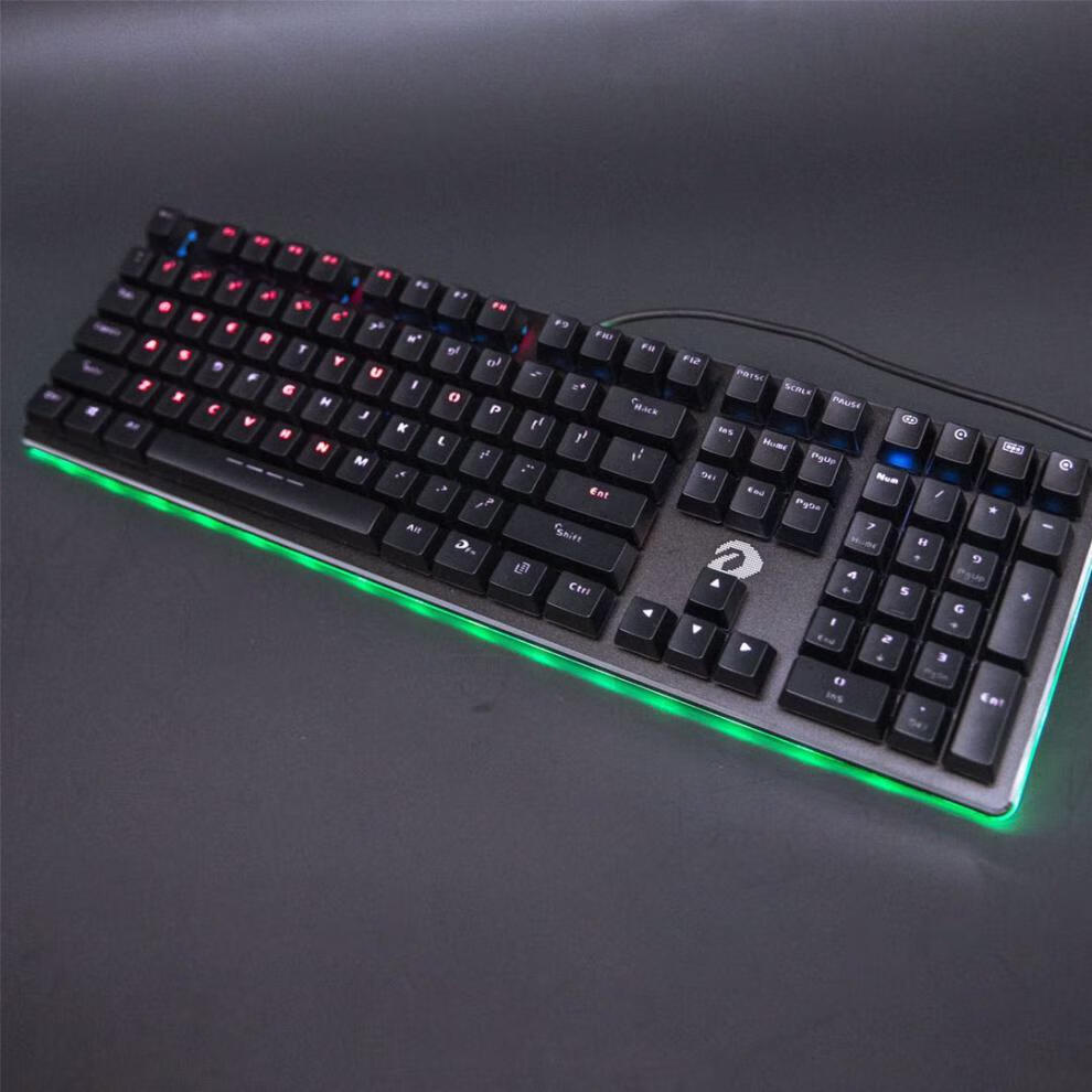 达尔优牧马人ck533机械键盘ck565rgb网吧游戏电竞光轴108青轴防水 ck