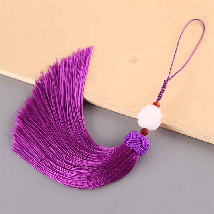 流苏穗子小扇子吊坠流苏笛子穗子手机中式小挂件书签吊穗灯笼文玩配件