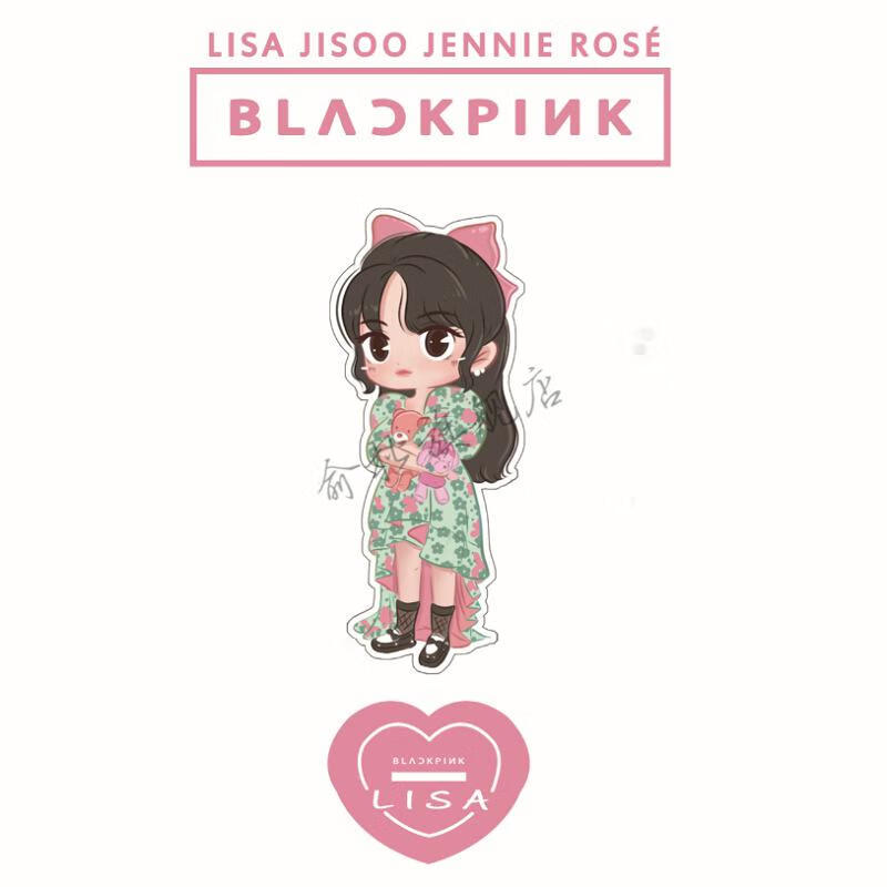 blackpink周边立牌blackpink12厘米q版立牌lisa金智妮jennie朴彩英