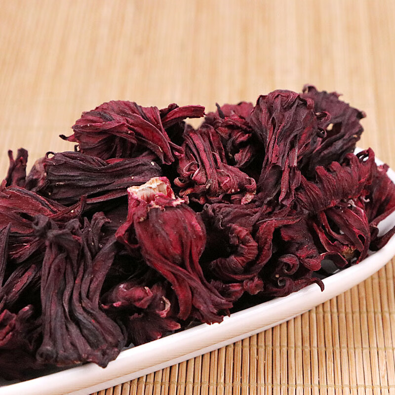 同仁堂云南整朵洛神花茶玫瑰茄干特级500g新鲜洛神茶花果草茶叶