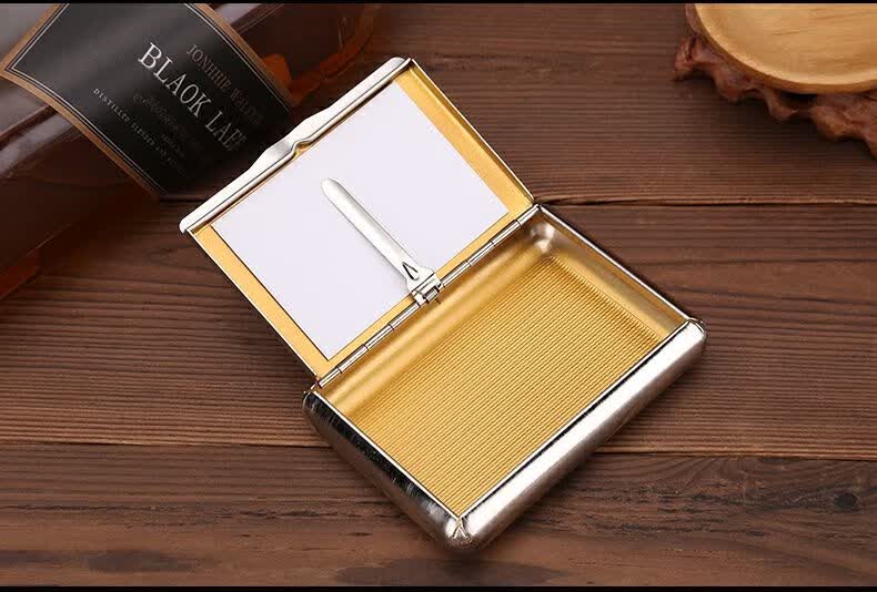 净烟客 金属便携烟丝盒随身不锈钢烟斗专用烟丝盒男士老式保湿创意