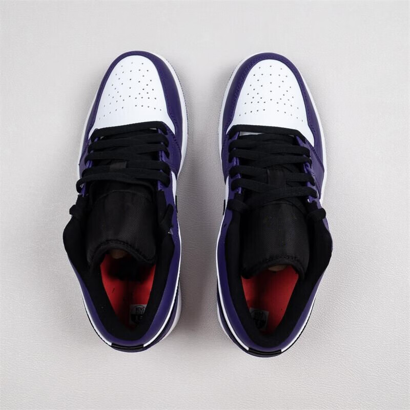 帅电courtpurple白紫脚趾葡萄低帮休闲板鞋男子篮球鞋