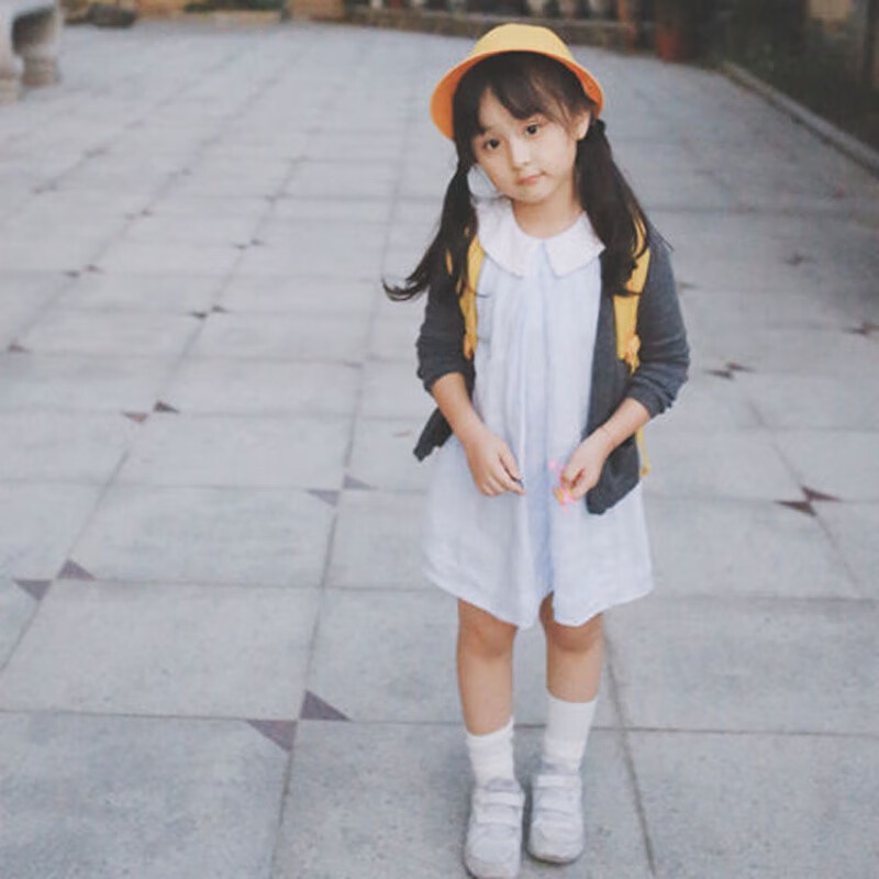 学生帽樱桃小丸子小黄帽幼儿园男女童帽幼稚园帽子定制灯心绒5013岁