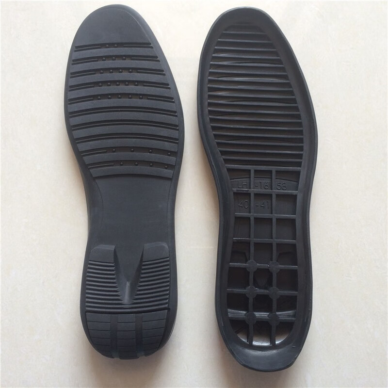 皮鞋底配件男休闲皮鞋底后翘橡胶鞋底鞋底平底鞋皮鞋修鞋更换鞋底换断