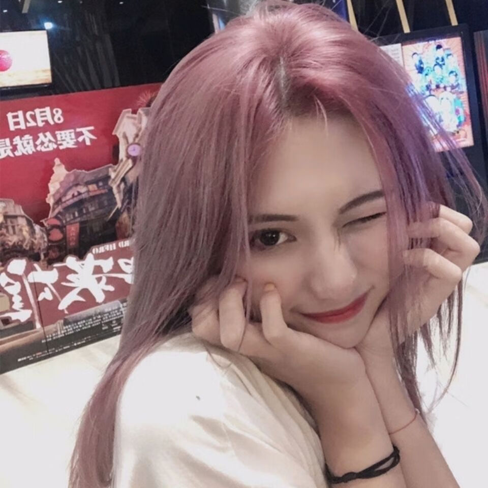 粉色系2022流行黄皮显白染发膏樱花粉芭比粉渣女粉淡粉西柚粉粉紫色