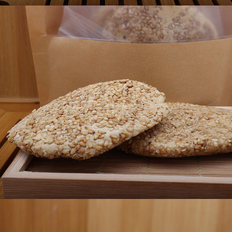 纯正手工麦芽糖芝麻饼叮叮糖敲打米糖原味芝麻糖团圆福饼饴糖 1000g