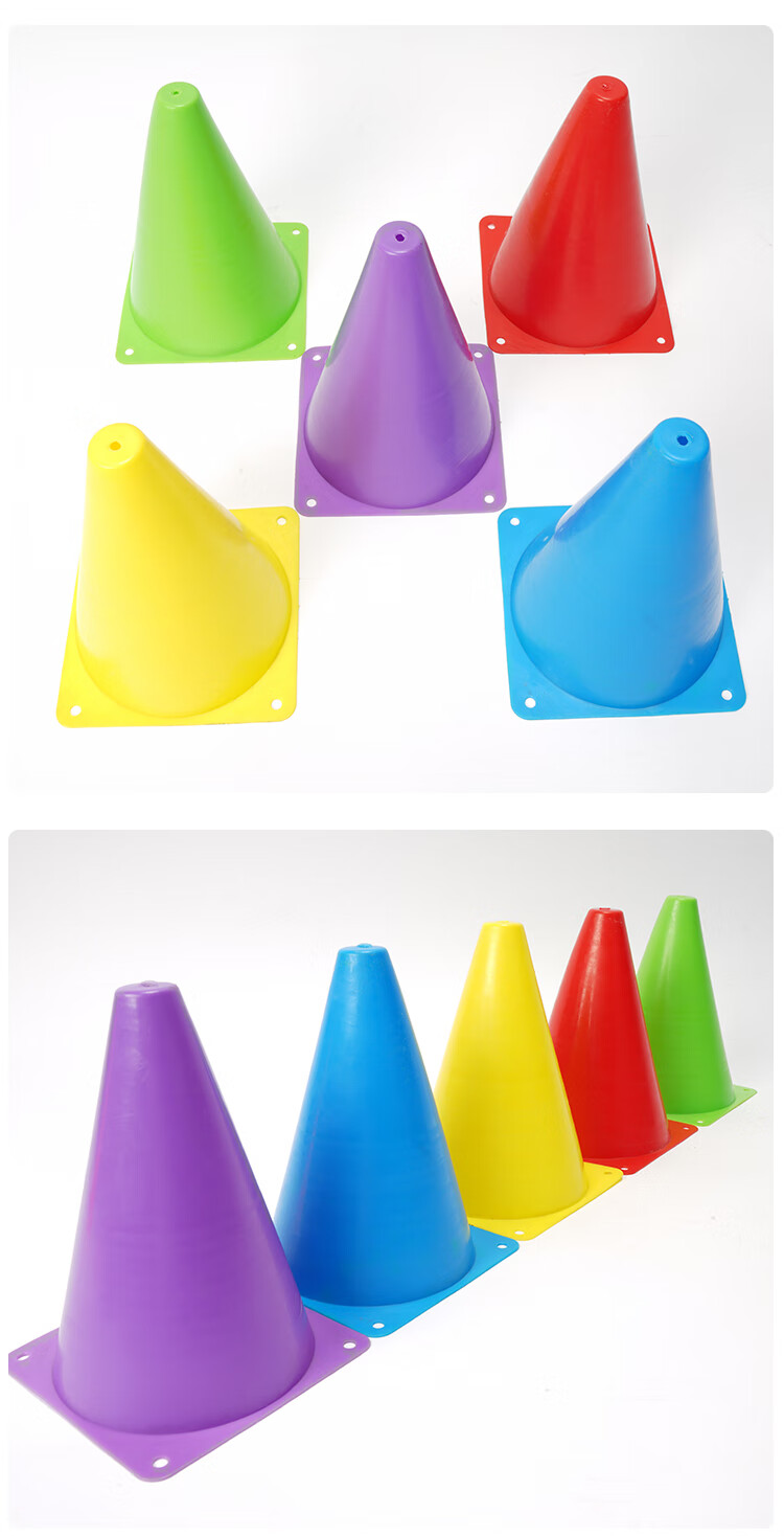 路障锥玩具雪糕桶儿童感统训练器材交通锥路障玩具幼儿园套圈锥形套