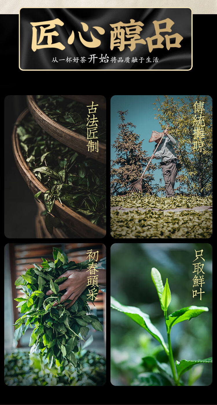 5折老白茶正宗高山福鼎白茶陈年茶叶浓香型袋装350g福鼎老白茶350克一