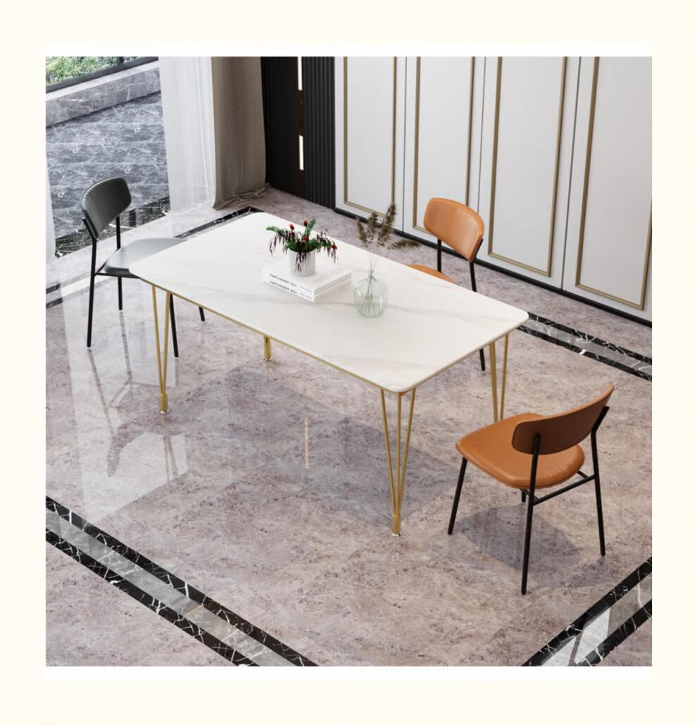 铁艺岩板大理石餐桌腿木板支架桌腿脚架书桌支撑腿餐台脚支持定制 a款