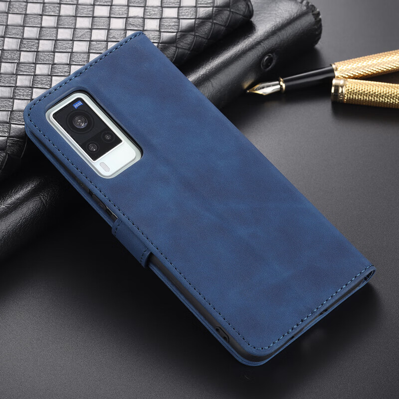 壳百变vivox60手机壳全包防摔x60pro磨砂纹套viv0硅胶翻盖钱包式男女