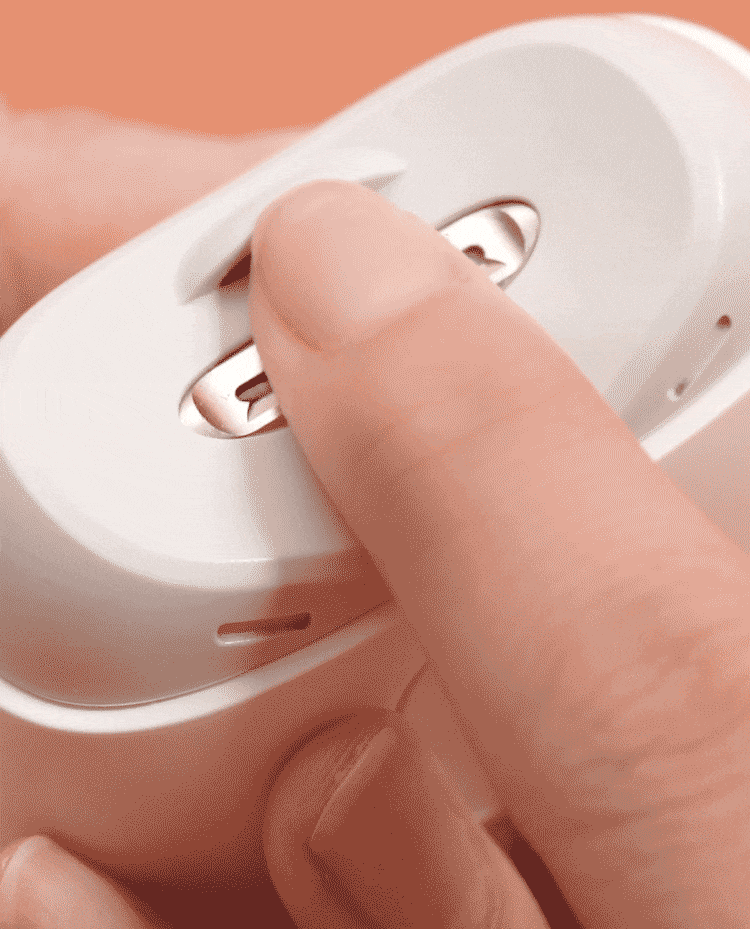 seemagic电动指甲刀修甲器婴儿老人儿童安全自动防夹肉指甲剪修剪器送